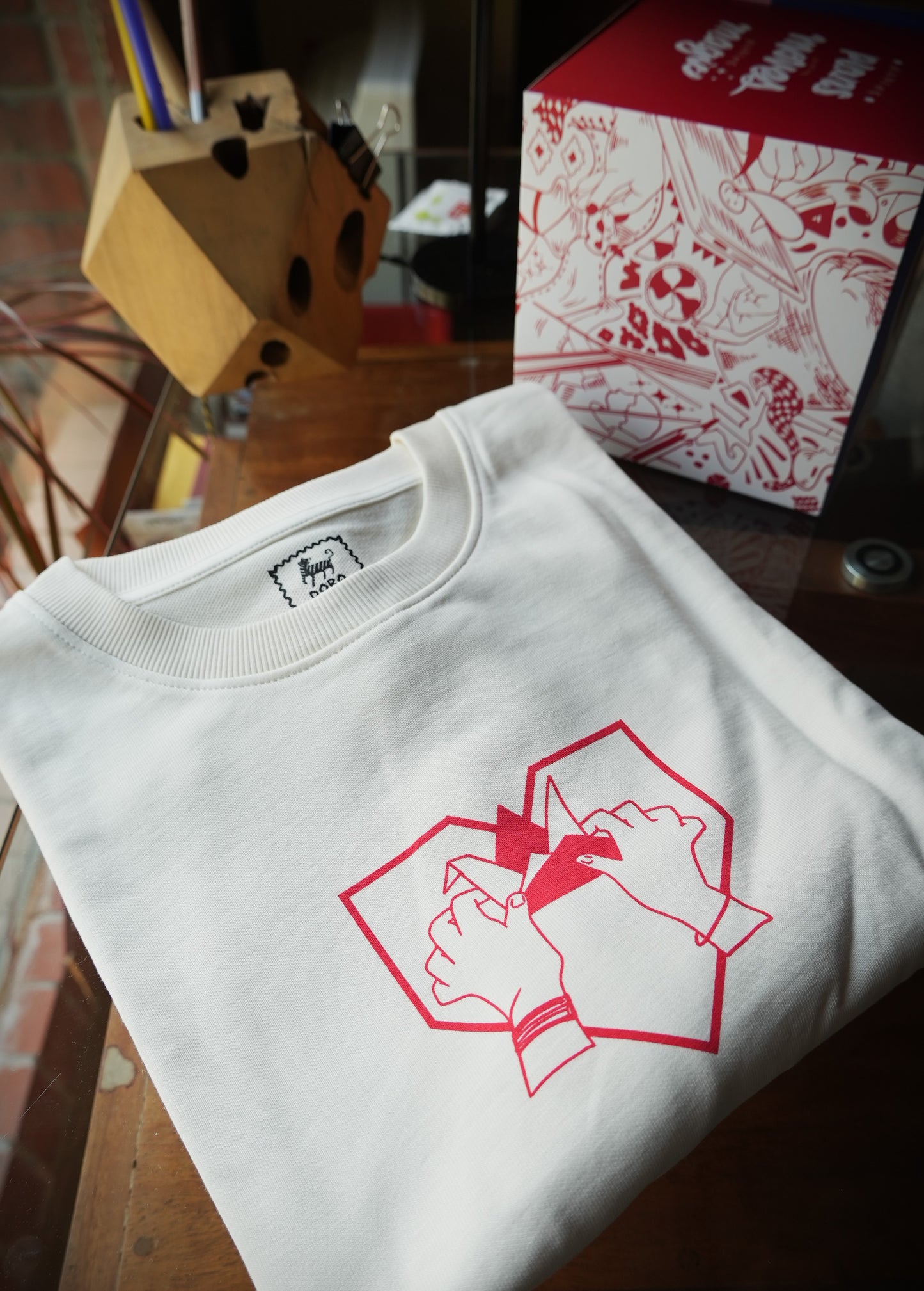 Makers White Sweatshirt