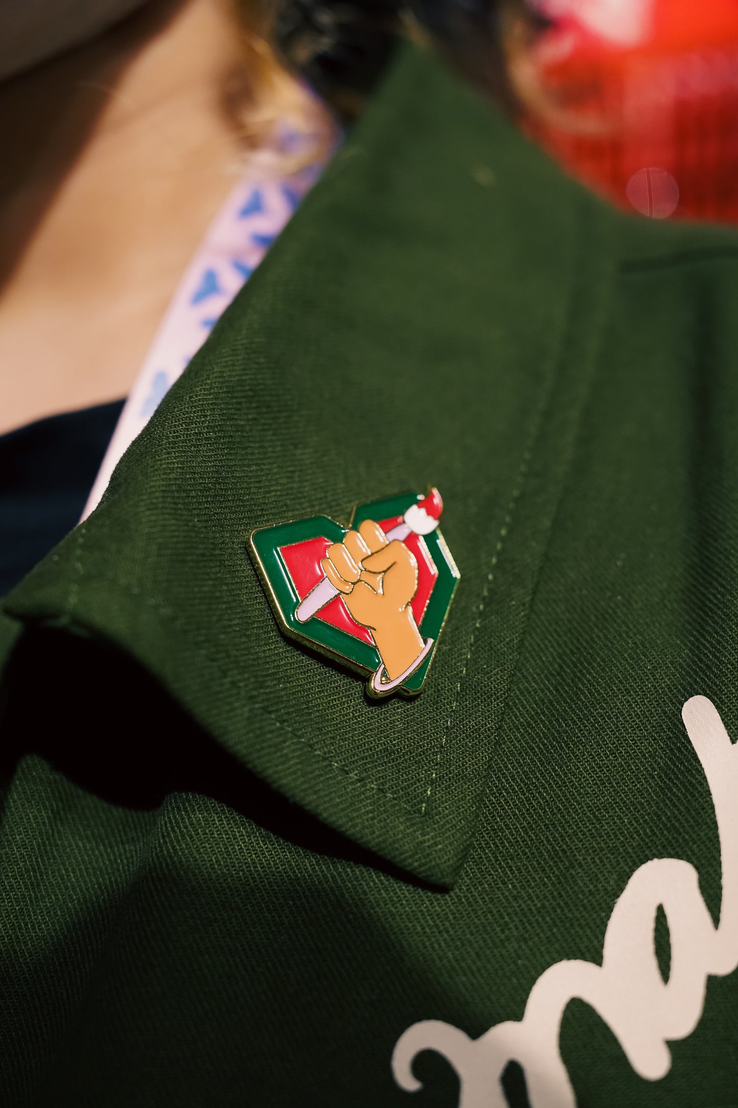 Heart-Shaped Solidarity Pin