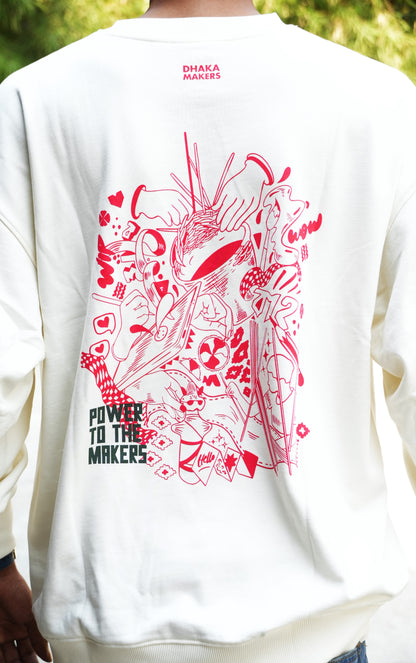 Makers White Tee
