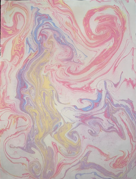 Water Marbling: Create Abstract Prints & Patterns with Broqué; 12:30 PM - 02:30 PM